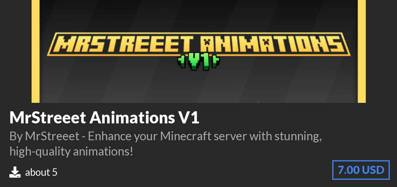 Download MrStreeet Animations V1 🕺 on Polymart