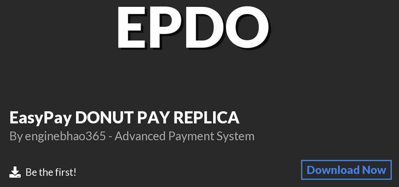 Download 🏦 EasyPay DONUT PAY REPLICA on Polymart