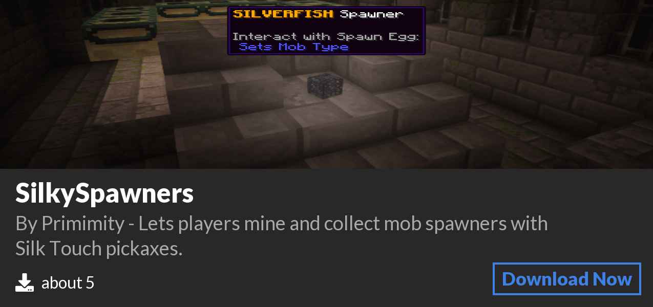 Download SilkySpawners on Polymart