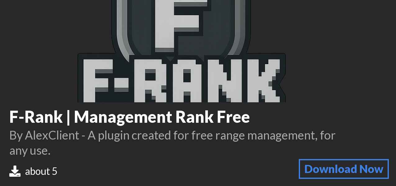 Download F-Rank | Management Rank Free on Polymart