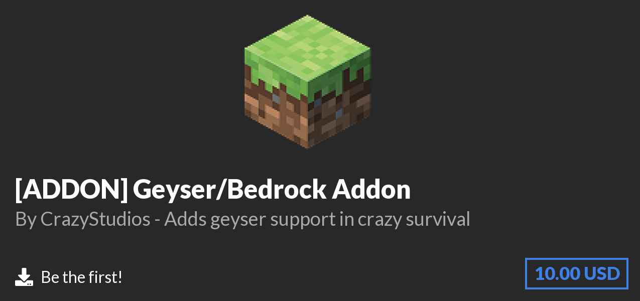 Download [ADDON] Geyser/Bedrock Addon on Polymart