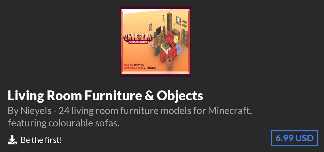 Download Living Room Furniture & Objects on Polymart