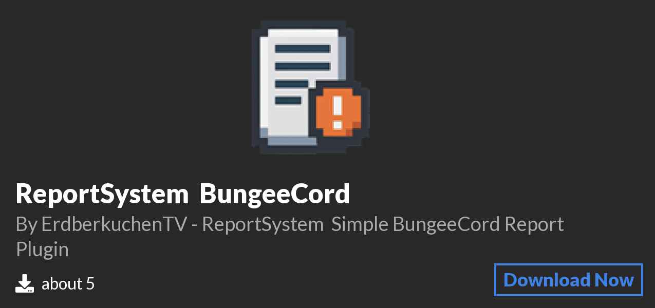 Download ReportSystem – BungeeCord on Polymart