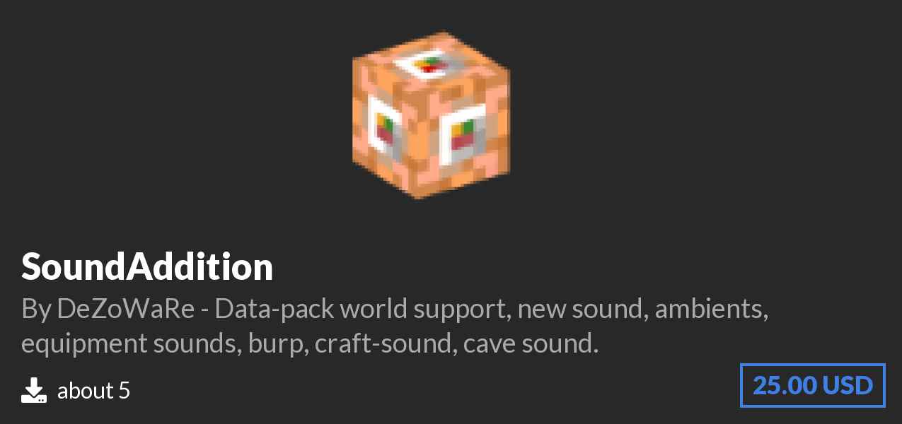 Download SoundAddition on Polymart