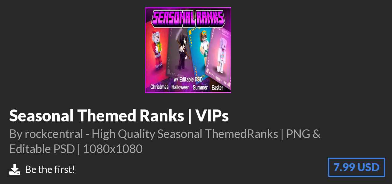 Download Seasonal Themed Ranks | VIPs on Polymart