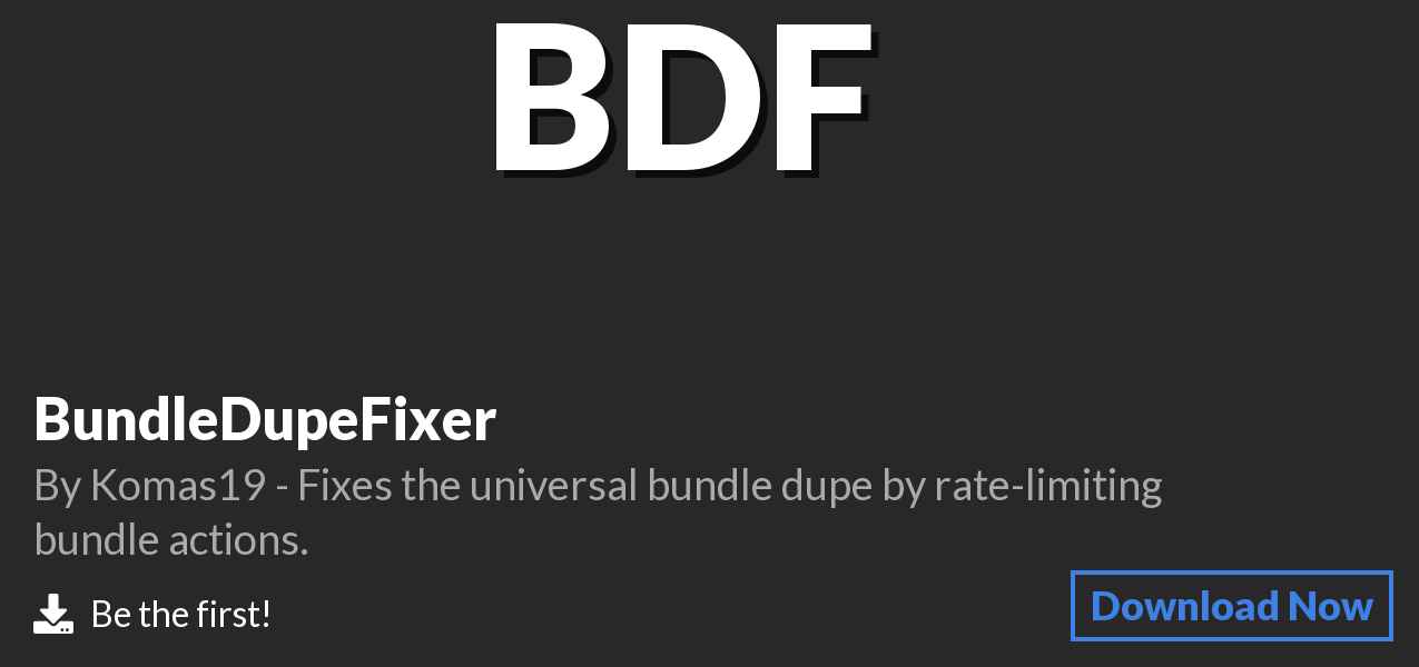 Download BundleDupeFixer on Polymart