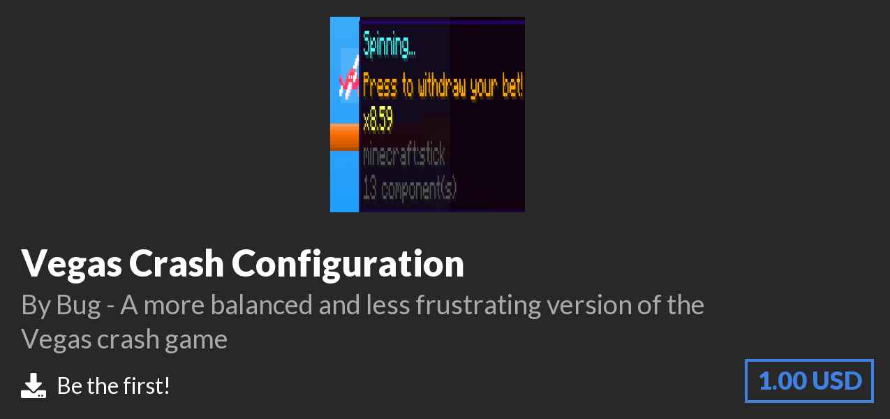 Download Vegas Crash Configuration on Polymart
