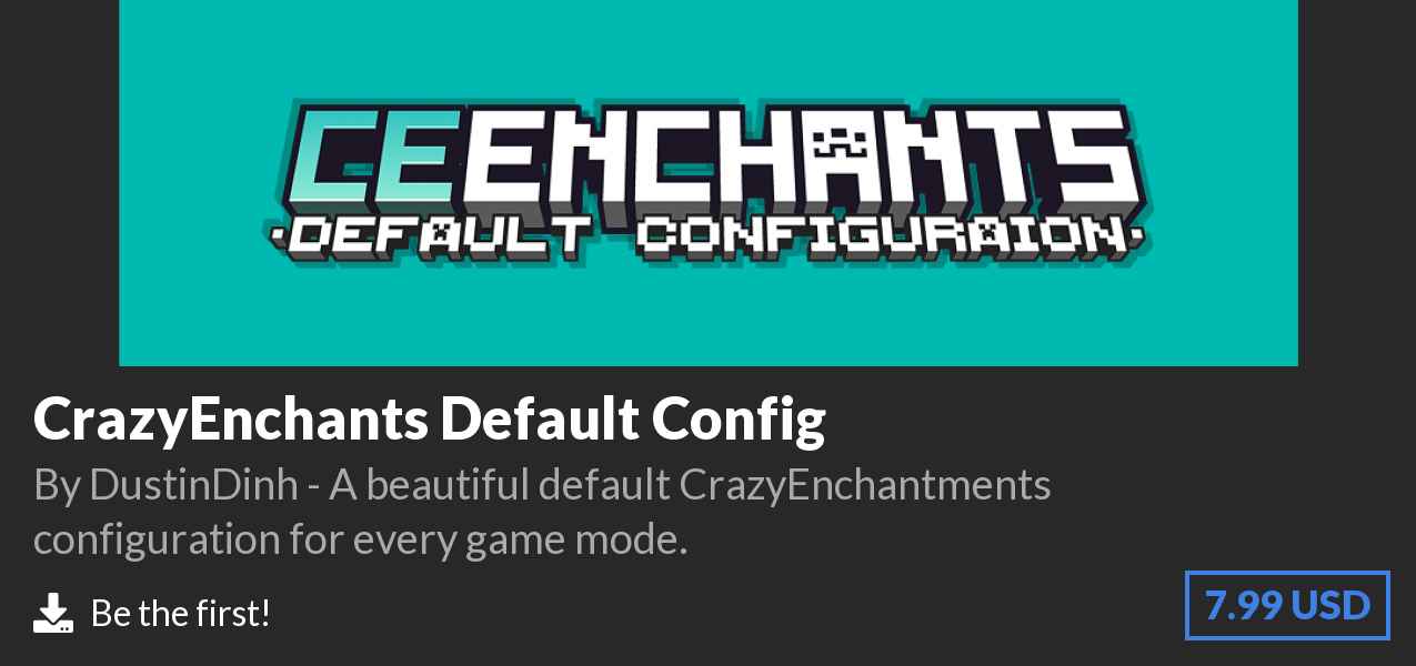 Download CrazyEnchants Default Config on Polymart