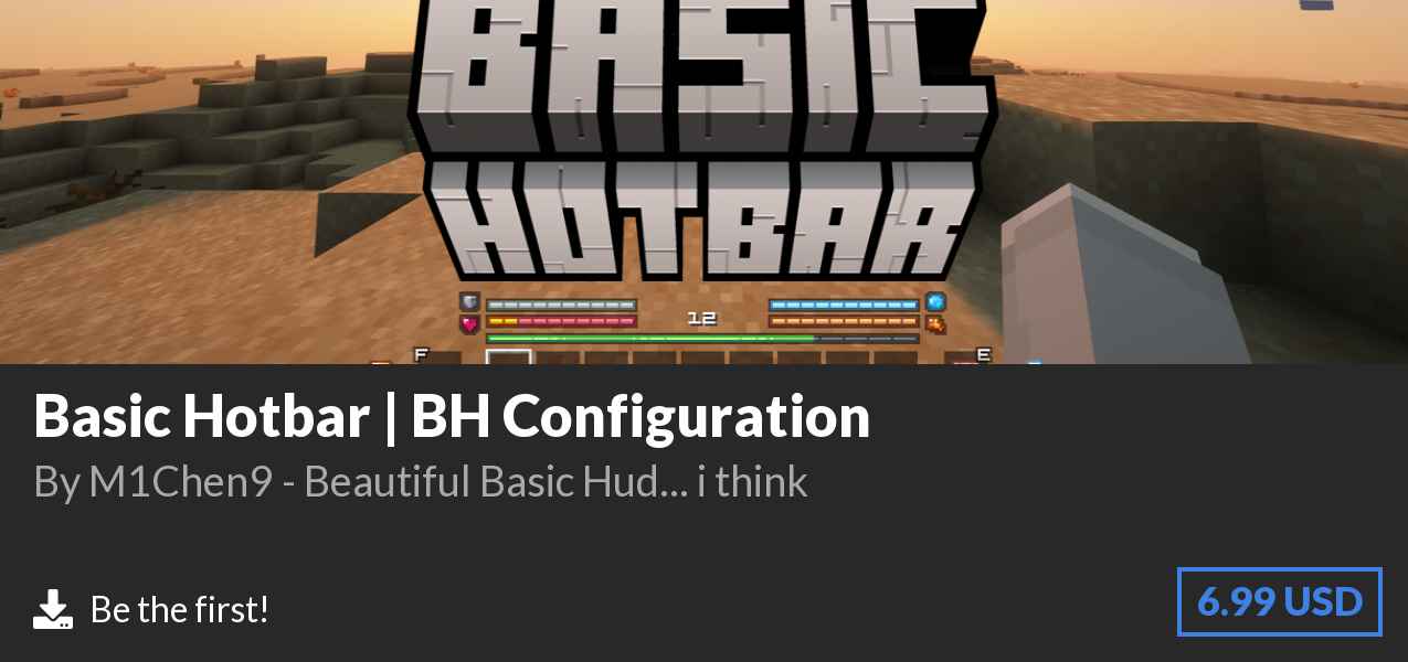 Download Basic Hotbar | BH Configuration on Polymart