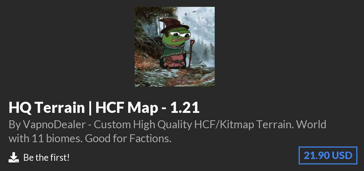 Download 🌴 HQ Terrain | HCF Map - 1.21 on Polymart