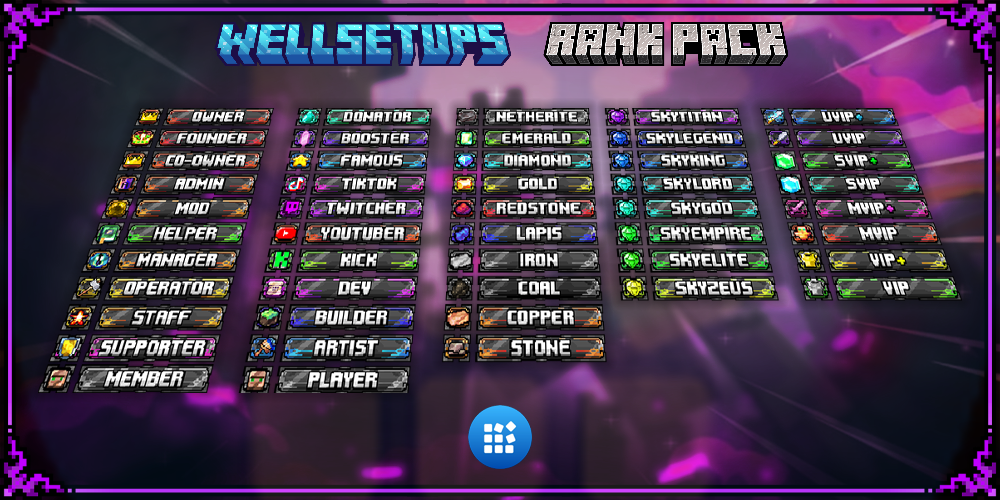 Solo Leveling Rank Pack +100