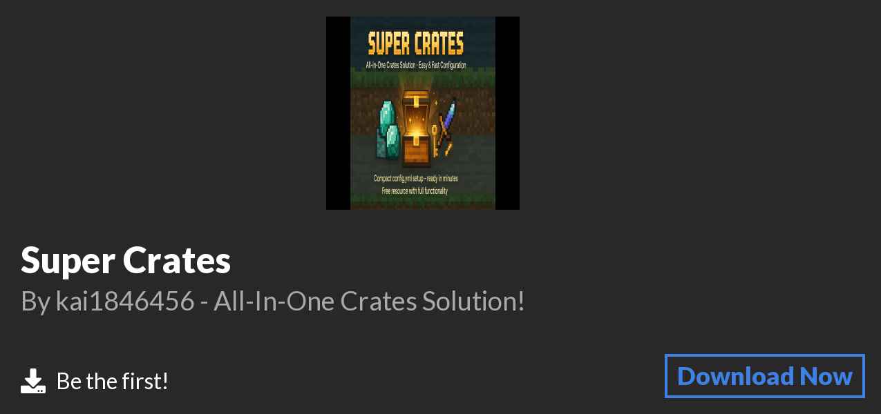 Download Super Crates on Polymart