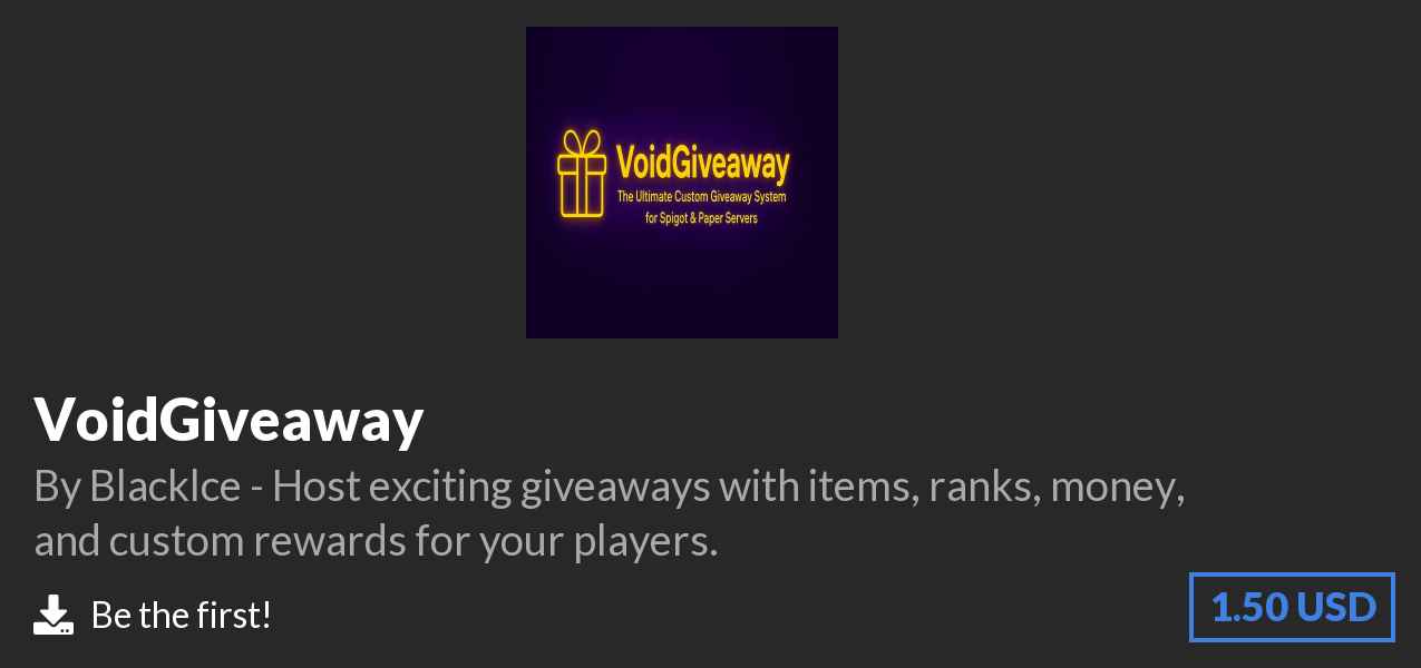 Download VoidGiveaway on Polymart