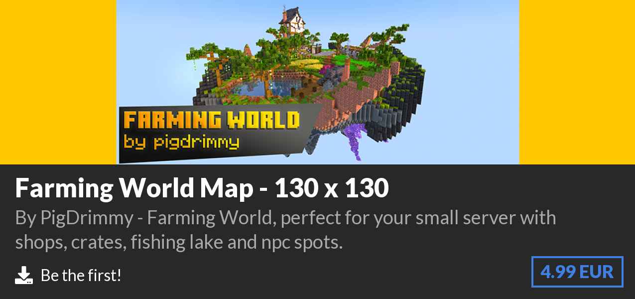 Download Farming World Map - 130 x 130 on Polymart