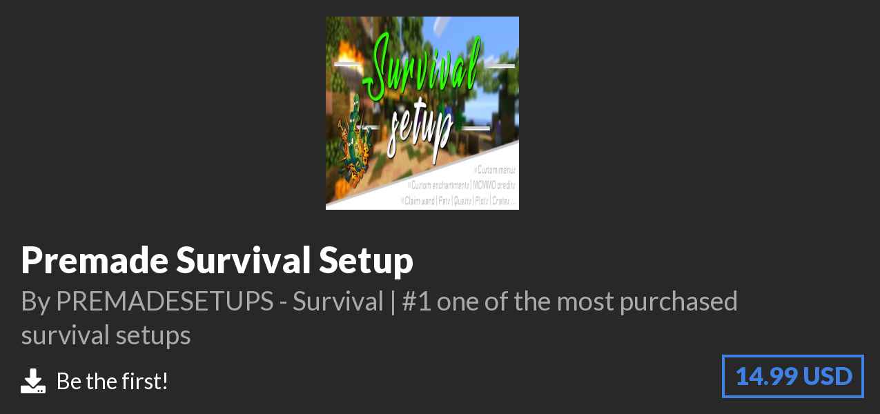Download Premade Survival Setup on Polymart