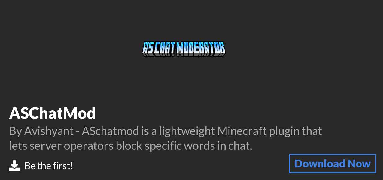 Download ASChatMod on Polymart