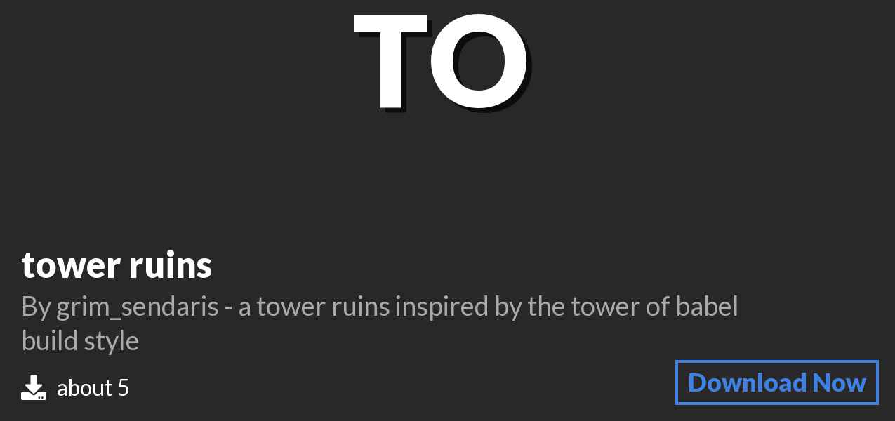 Download tower ruins on Polymart