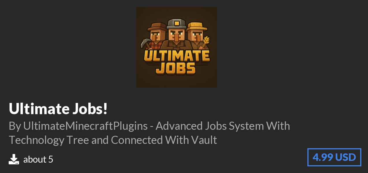 Download Ultimate Jobs! on Polymart
