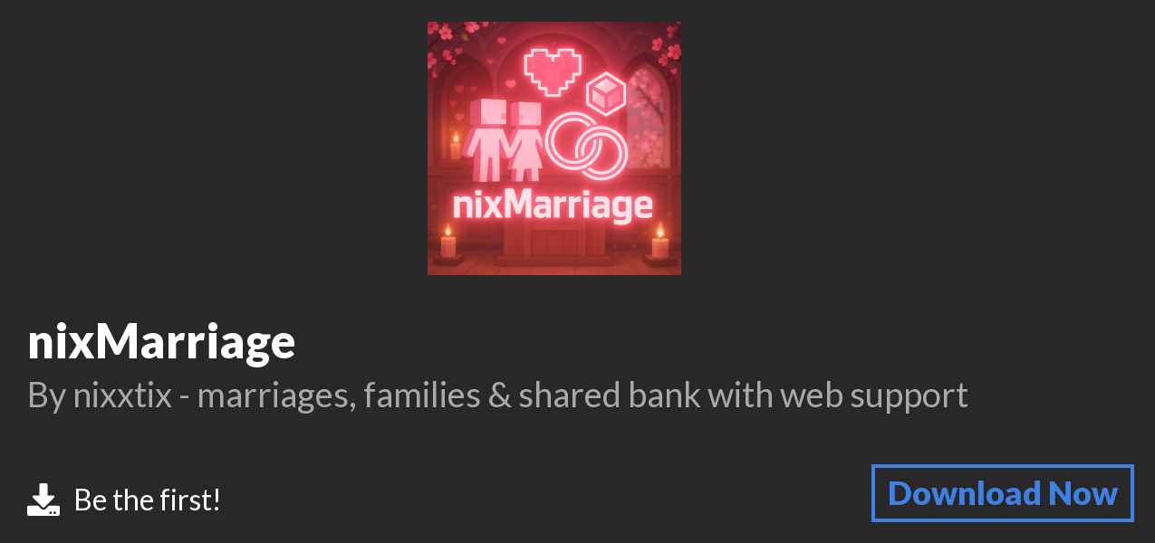 Download nixMarriage on Polymart