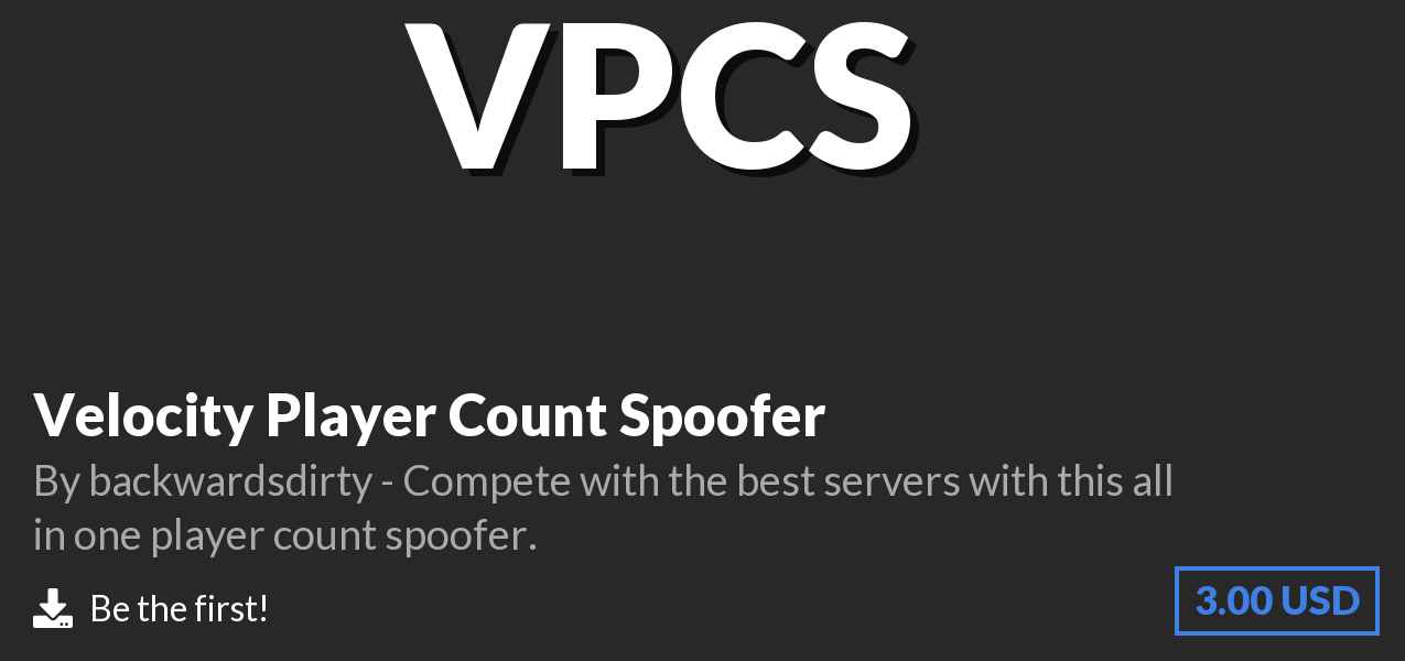 Download Velocity Player Count Spoofer on Polymart