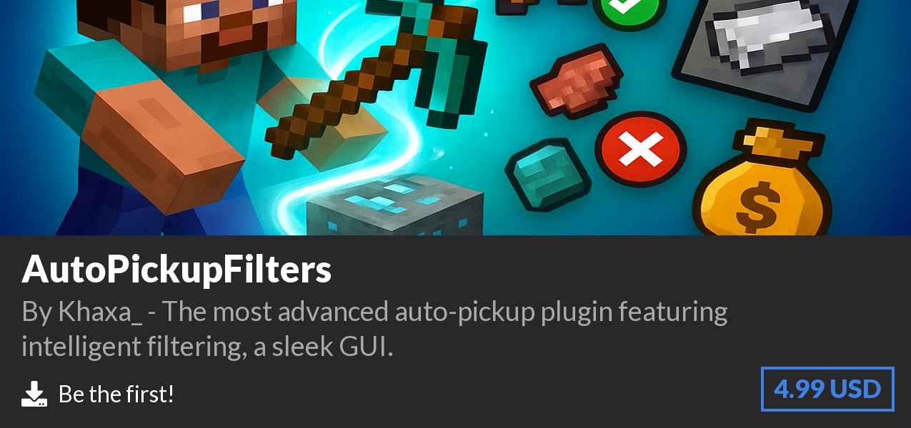 Download 🚀 AutoPickupFilters on Polymart