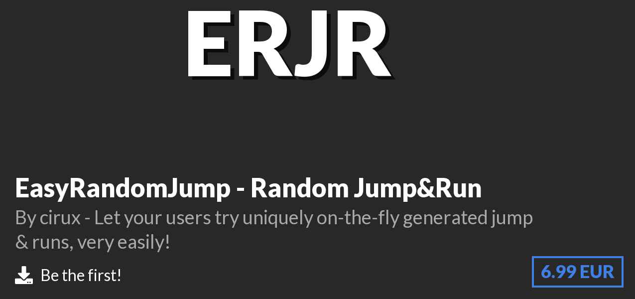 Download EasyRandomJump - Random Jump&Run on Polymart