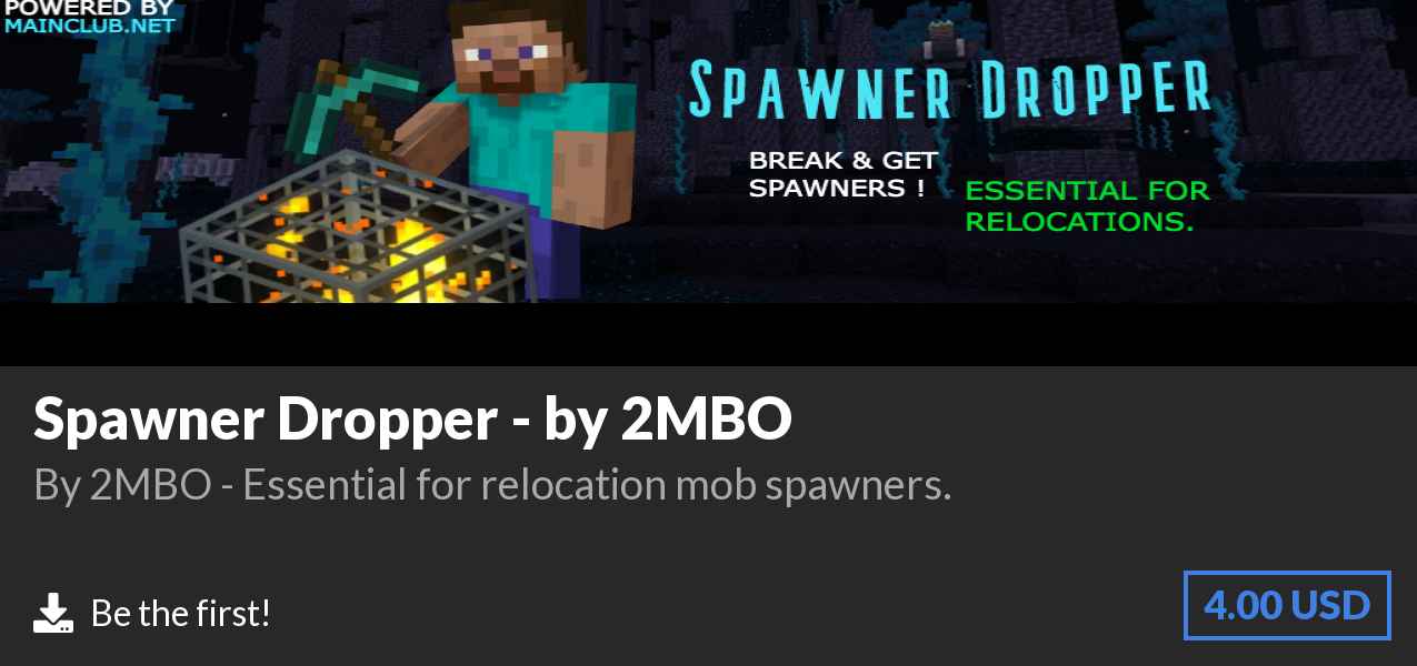 Download Spawner Dropper - by 2MBO on Polymart