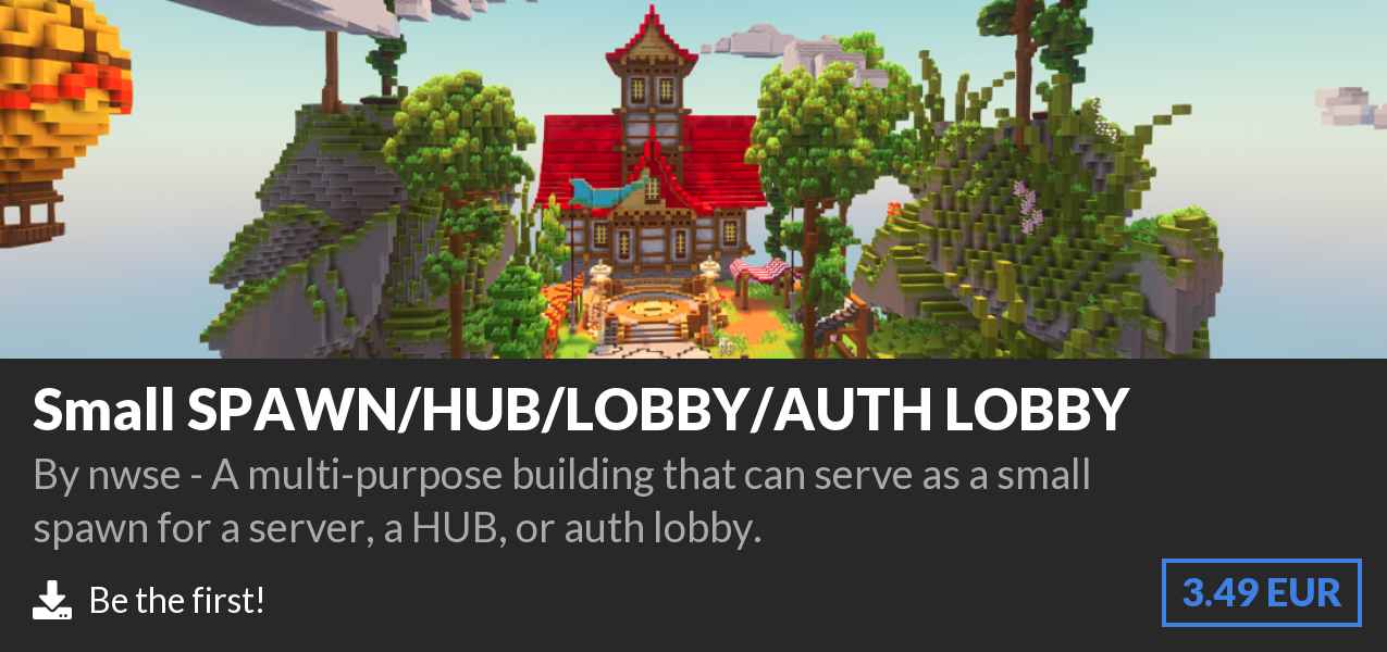 Download Small SPAWN/HUB/LOBBY/AUTH LOBBY on Polymart