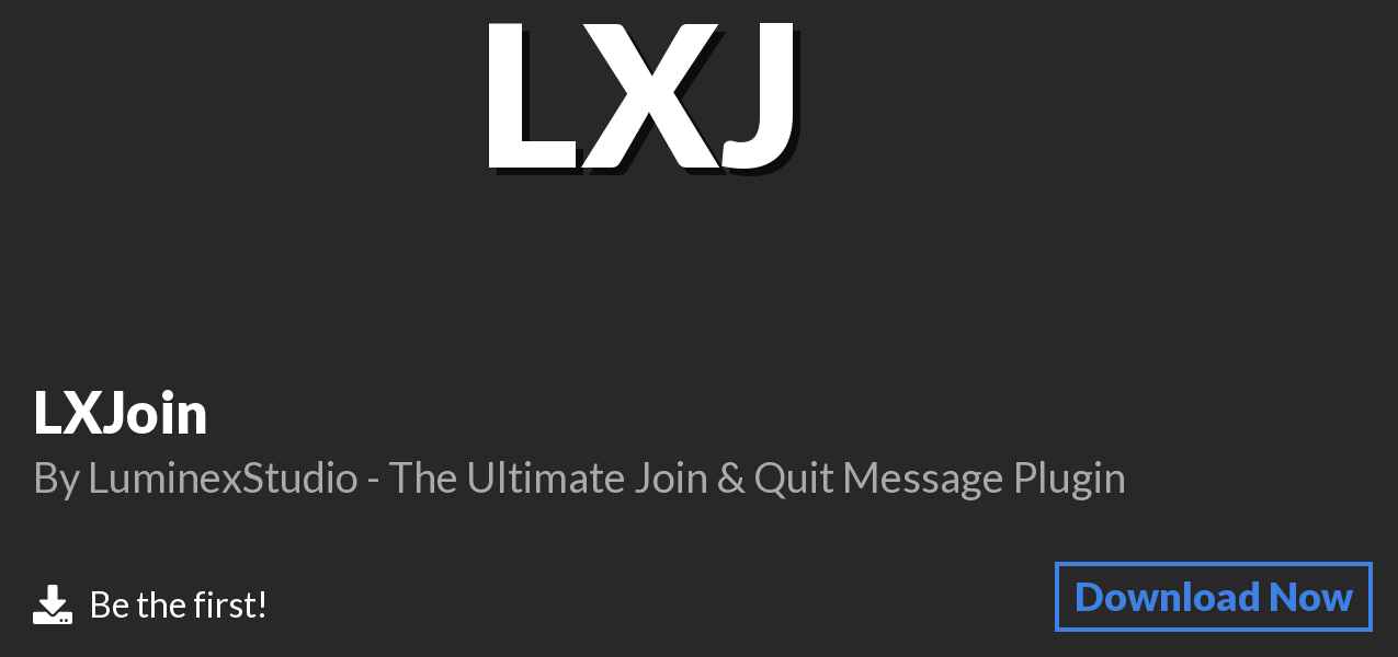 Download LXJoin on Polymart