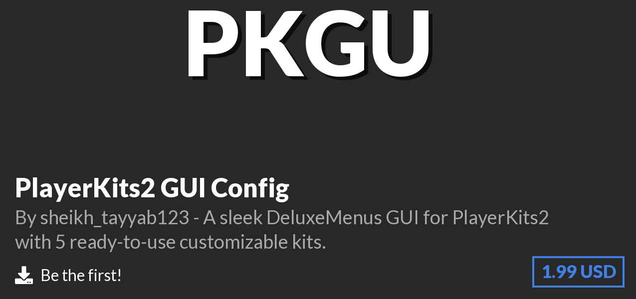 Download PlayerKits2 GUI Config on Polymart