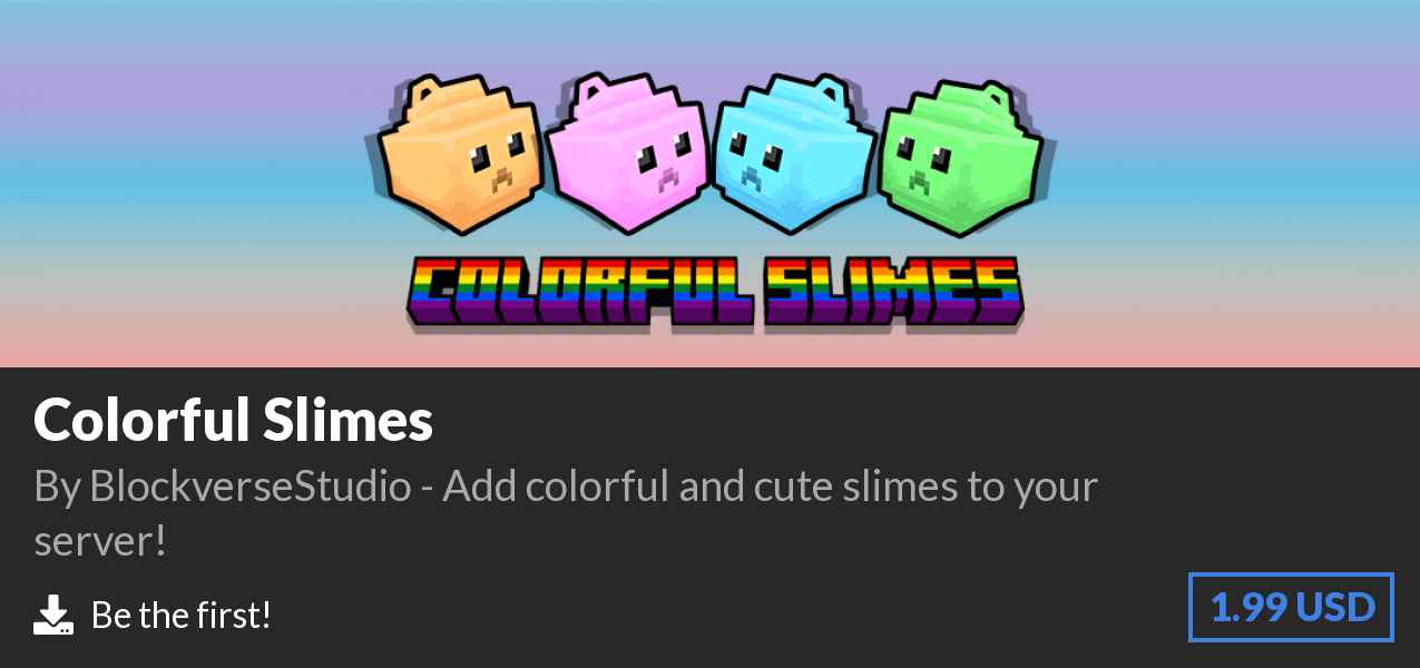 Download Colorful Slimes on Polymart