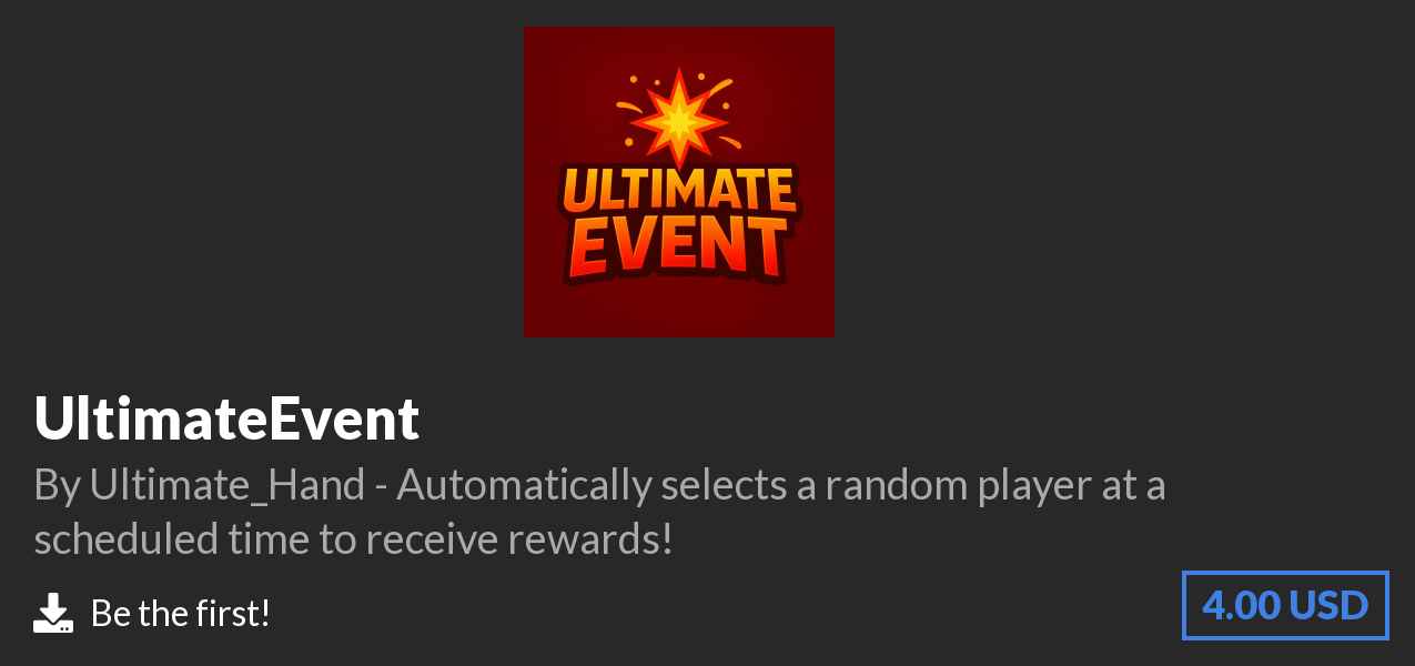 Download UltimateEvent on Polymart