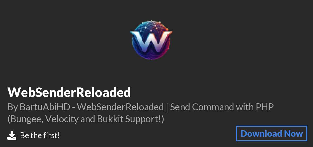 Download WebSenderReloaded on Polymart