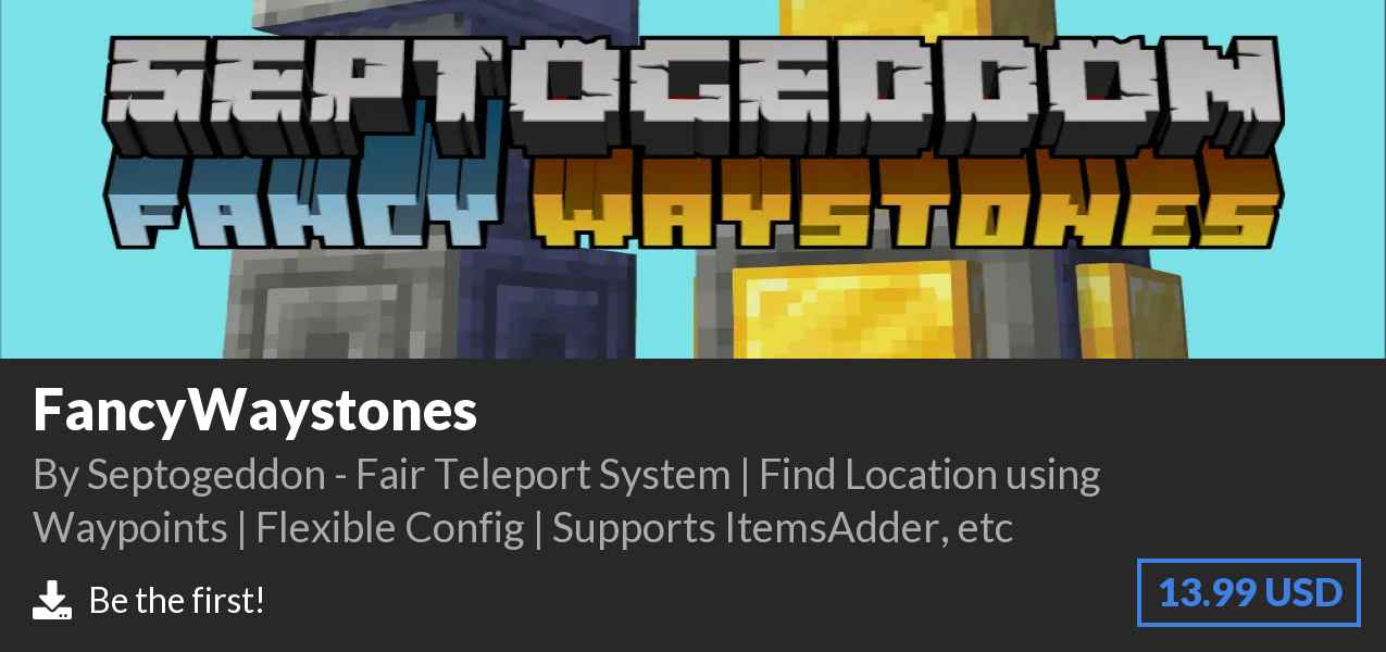 Download FancyWaystones on Polymart