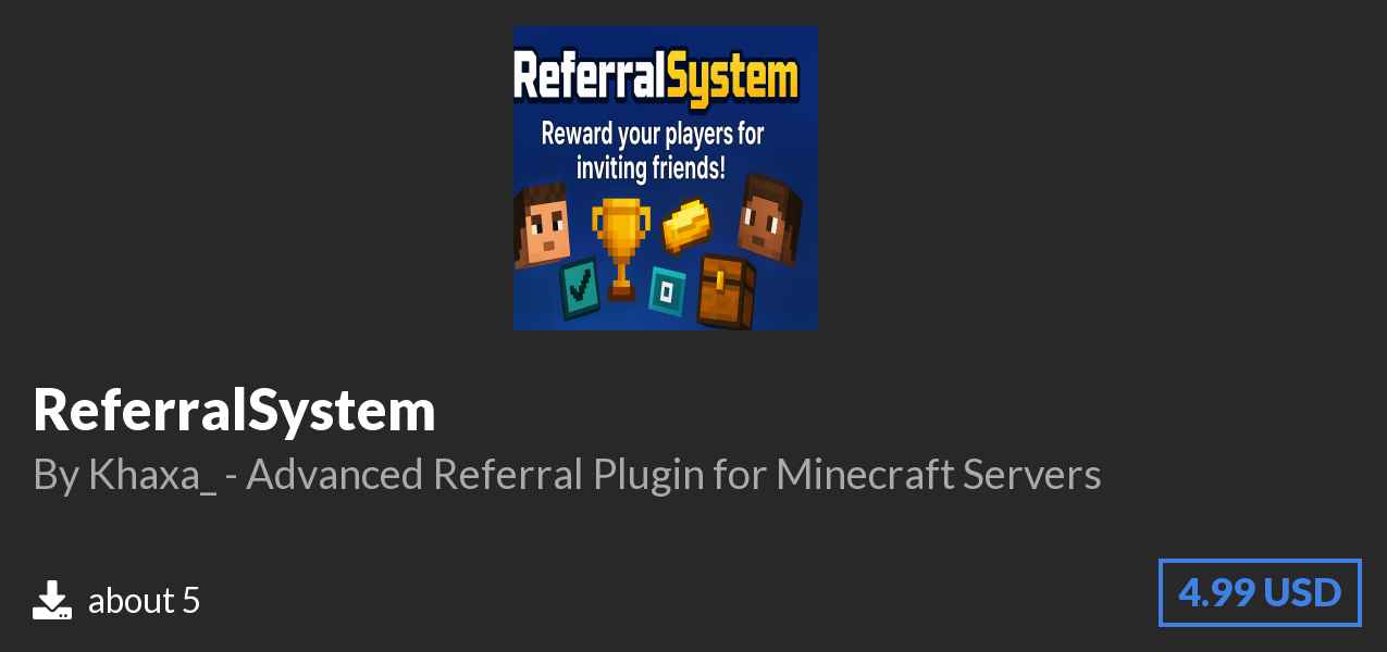 Download ReferralSystem on Polymart
