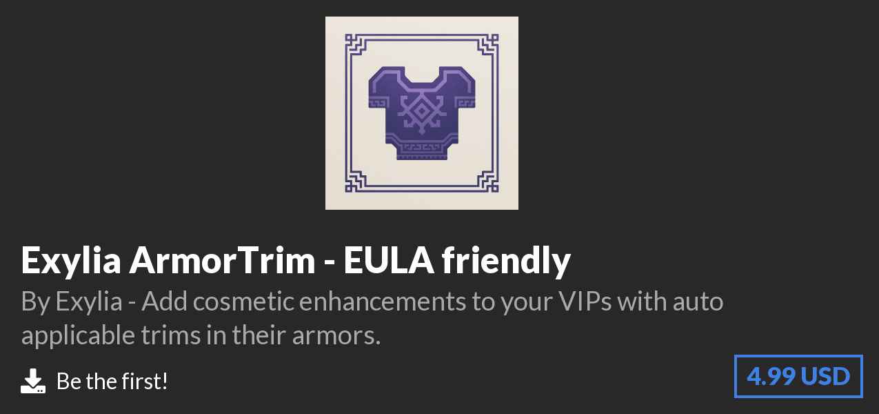 Download Exylia ArmorTrim - EULA friendly on Polymart