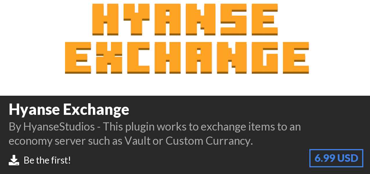 Download Hyanse Exchange on Polymart