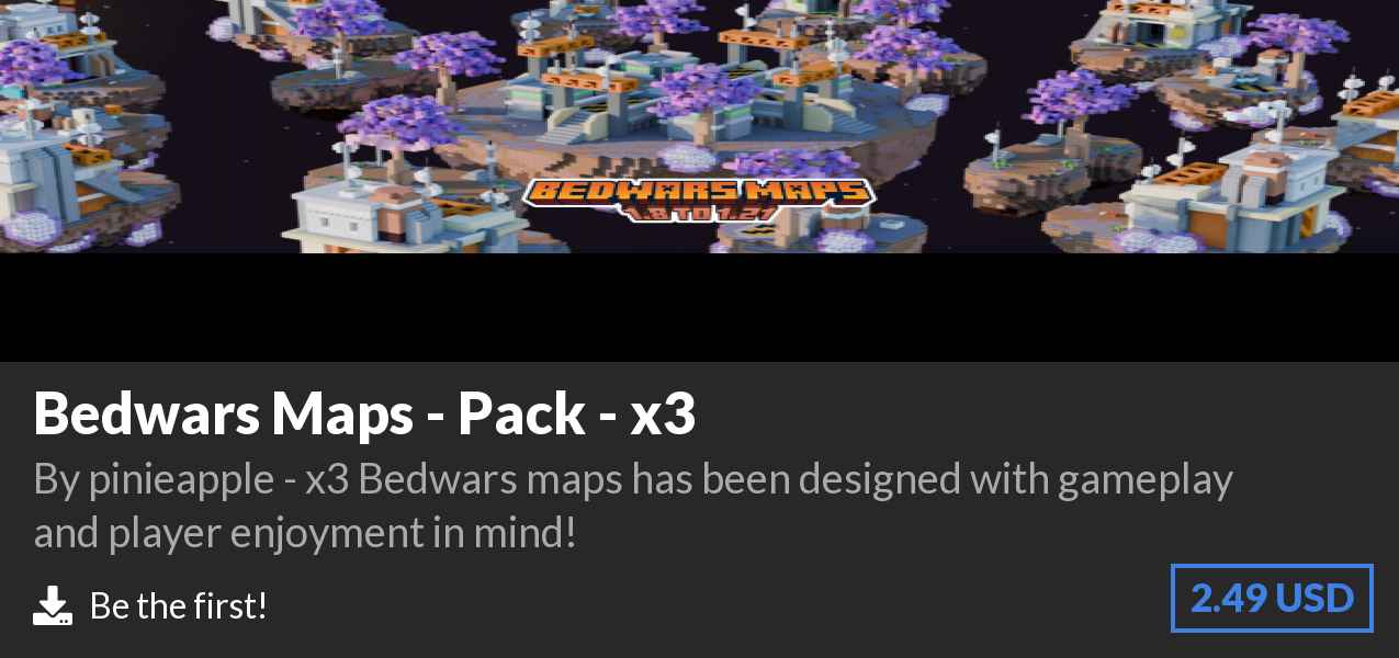 Download Bedwars Maps - Pack - x3 on Polymart