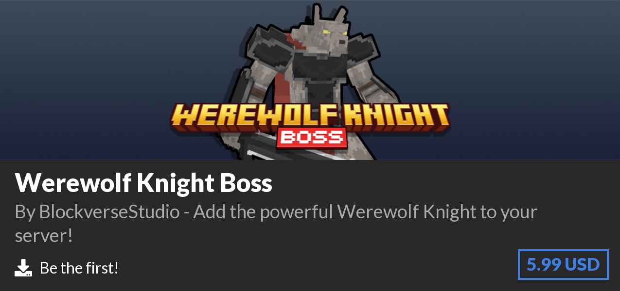 Download Werewolf Knight Boss on Polymart