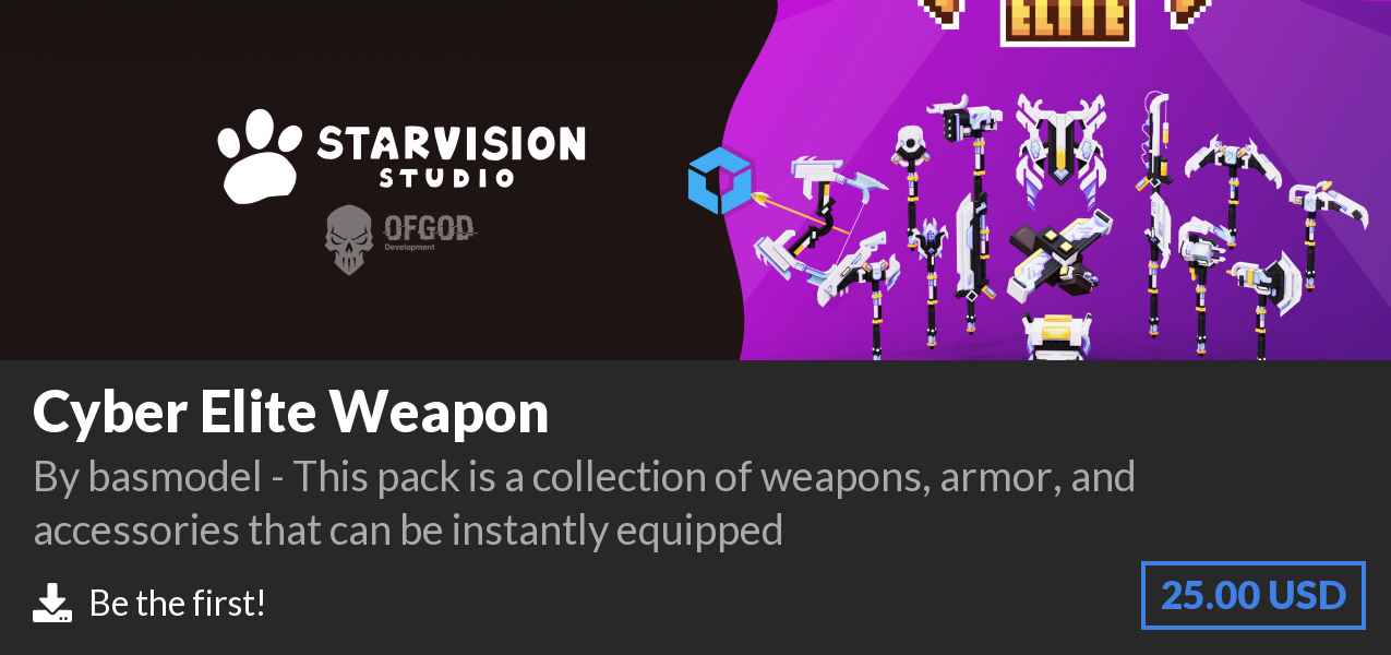 Download Cyber Elite Weapon on Polymart