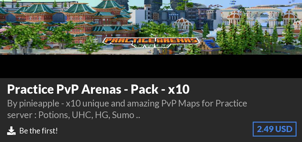 Download Practice PvP Arenas - Pack - x10 on Polymart