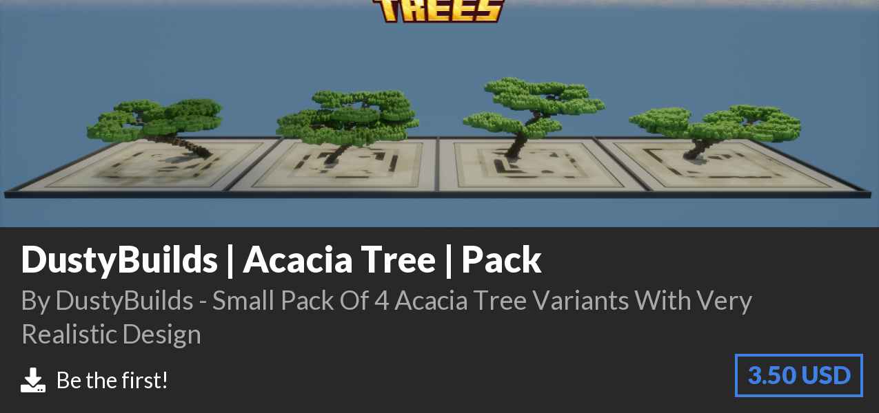 Download DustyBuilds | Acacia Tree | Pack on Polymart
