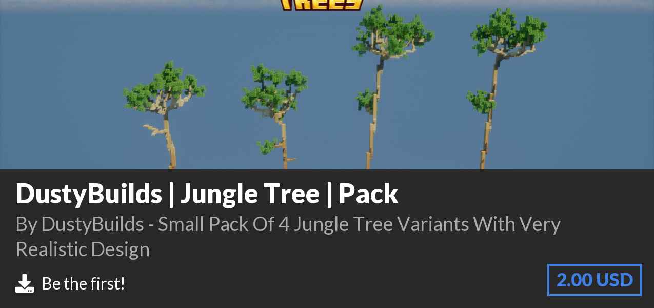 Download DustyBuilds | Jungle Tree | Pack on Polymart