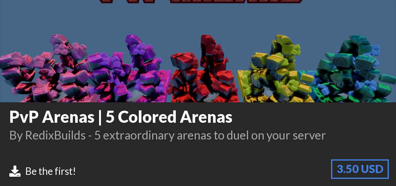 Download PvP Arenas | 5 Colored Arenas on Polymart
