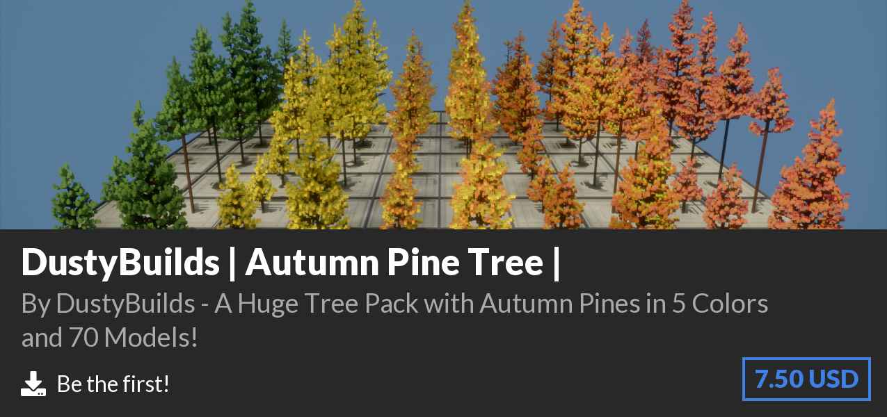 Download DustyBuilds | Autumn Pine Tree | on Polymart