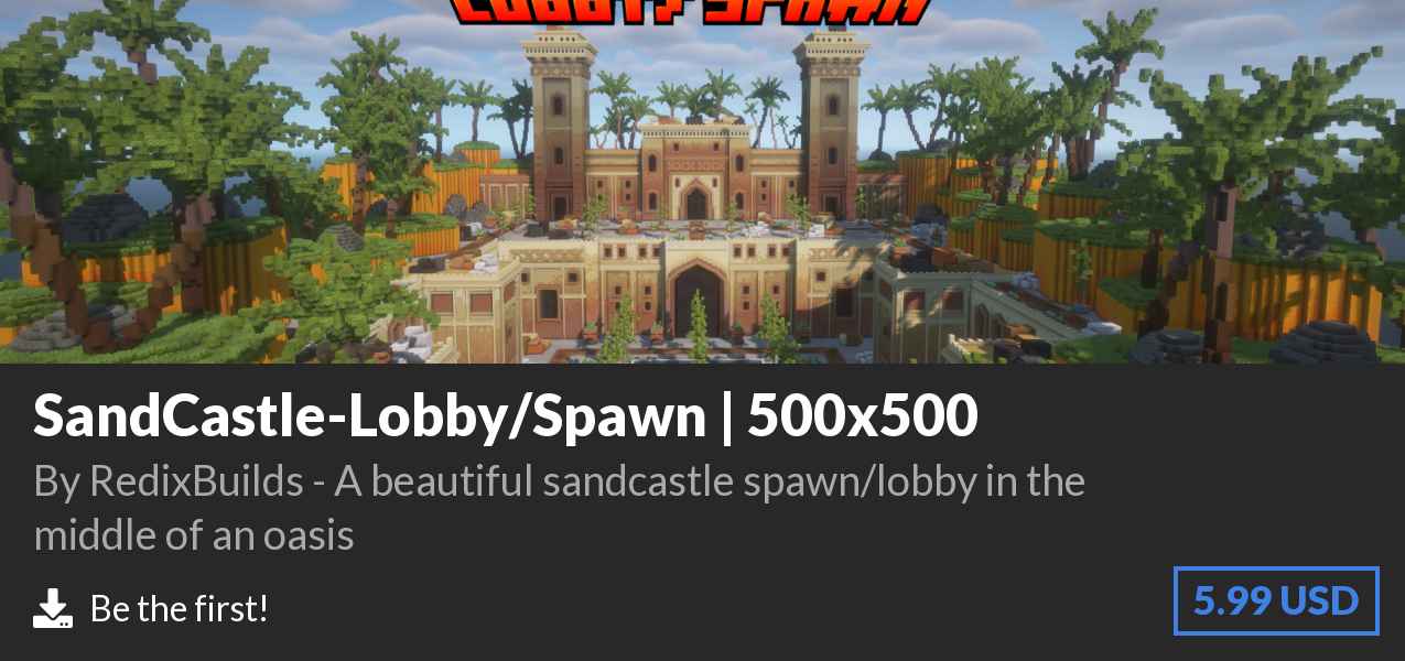 Download SandCastle-Lobby/Spawn | 500x500 on Polymart