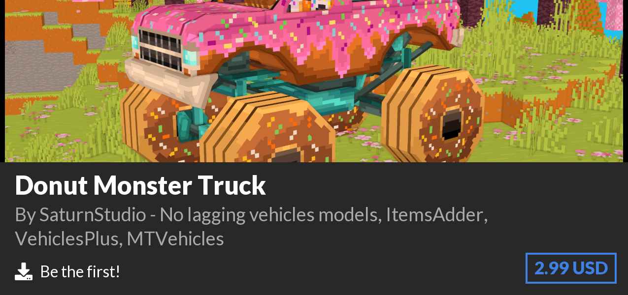 Download Donut Monster Truck on Polymart