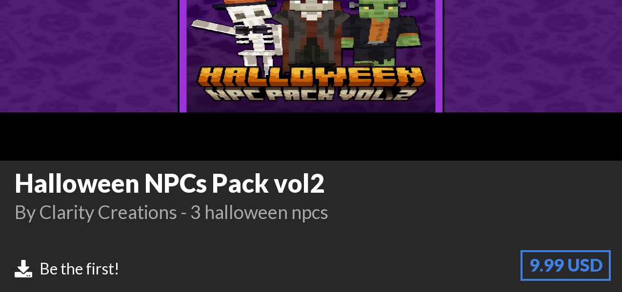 Download Halloween NPCs Pack vol2 on Polymart