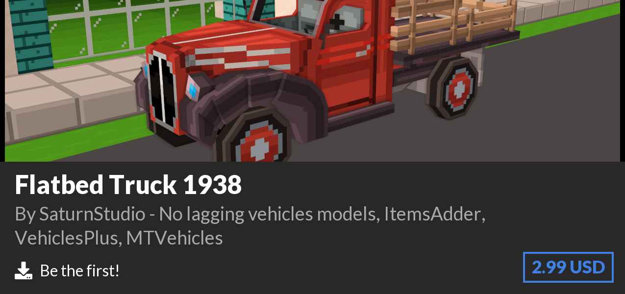 Download Flatbed Truck 1938 on Polymart