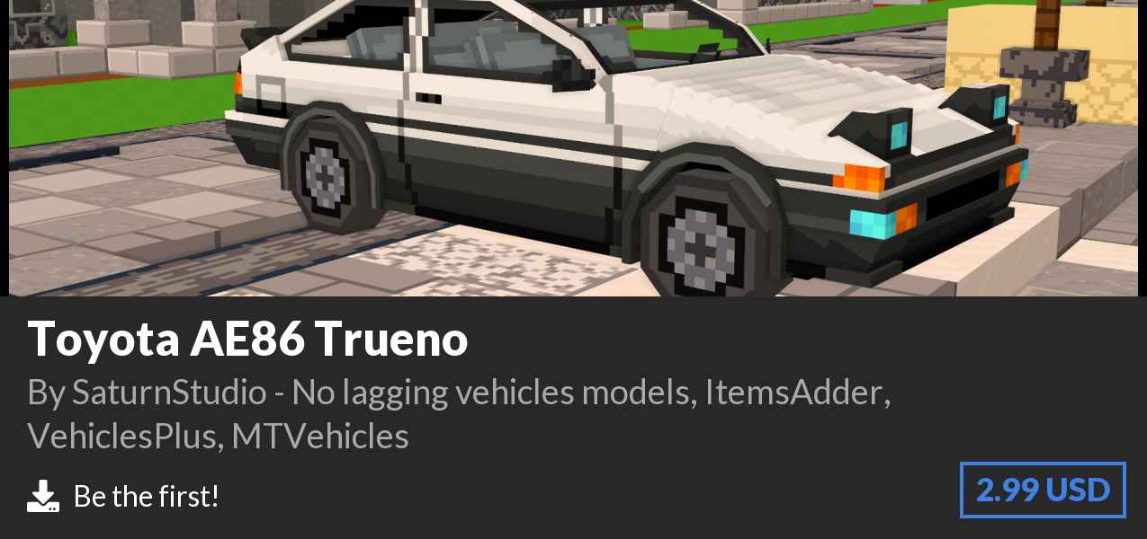 Download Toyota AE86 Trueno on Polymart